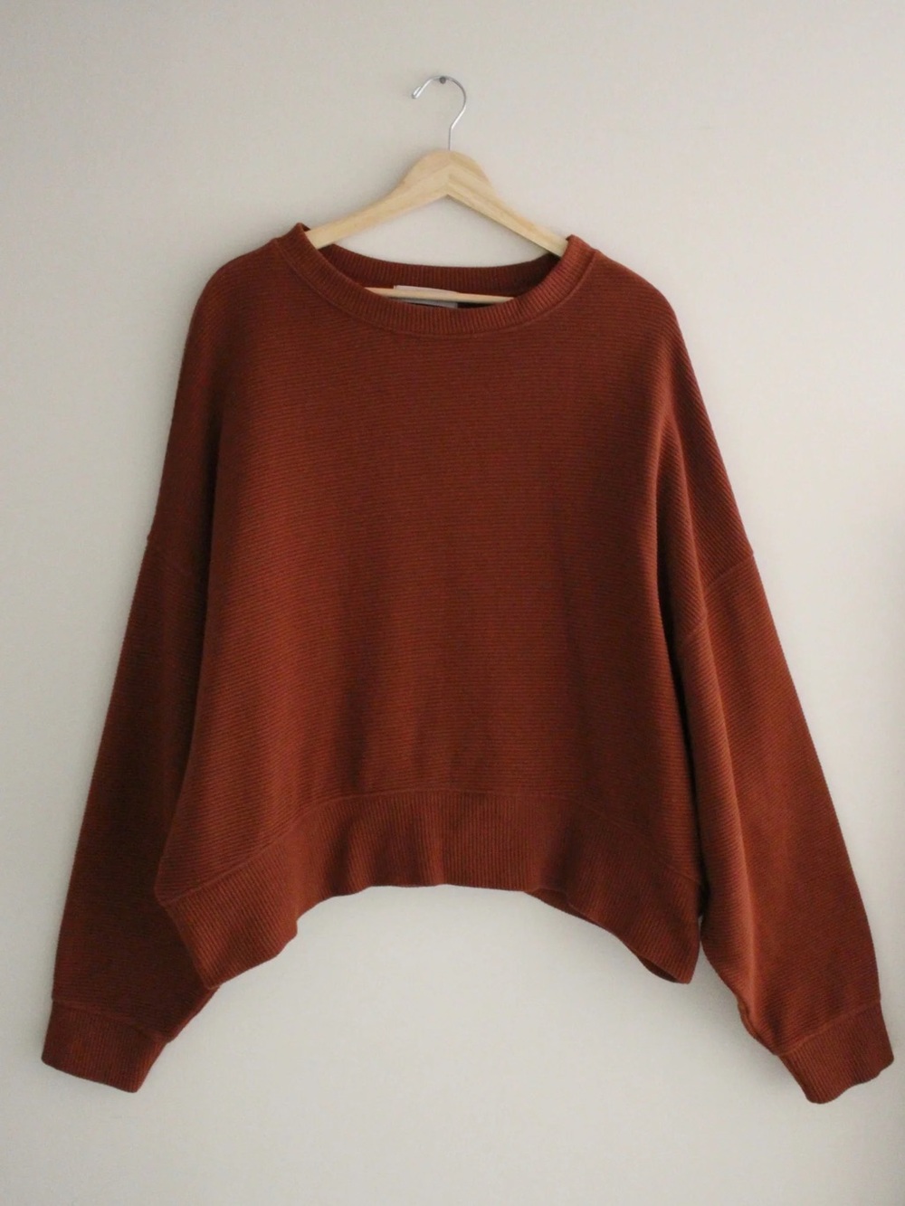 EUC Na Nin Set - Margo Rippled Cropped Sweatshirt + Chloe Shorts in Cinnamon - Picture 7 of 12